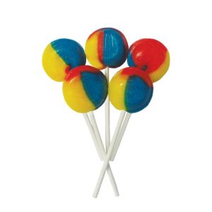 fruity rainbow lollipops – pack of 5